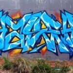 hase graffiti azules
